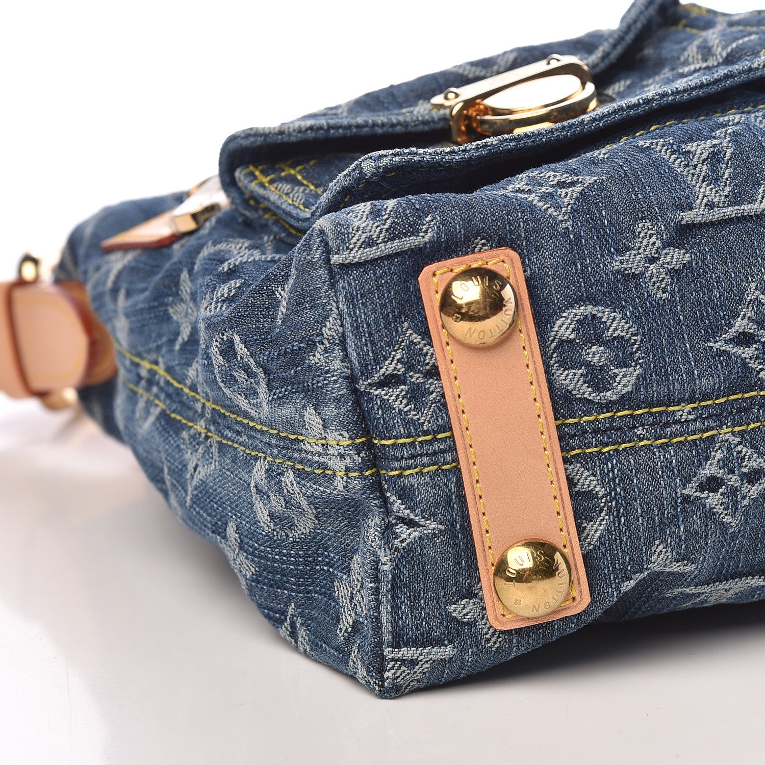 Louis Vuitton Monogram Denim Baggy PM Blue 9 of 10