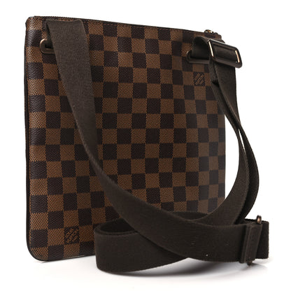 Louis Vuitton Damier Ebene Brooklyn Flat Pochette 3 of 9