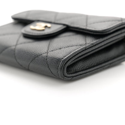 Chanel Caviar Quilted Flap Card Holder On Chain Black 10 of 11