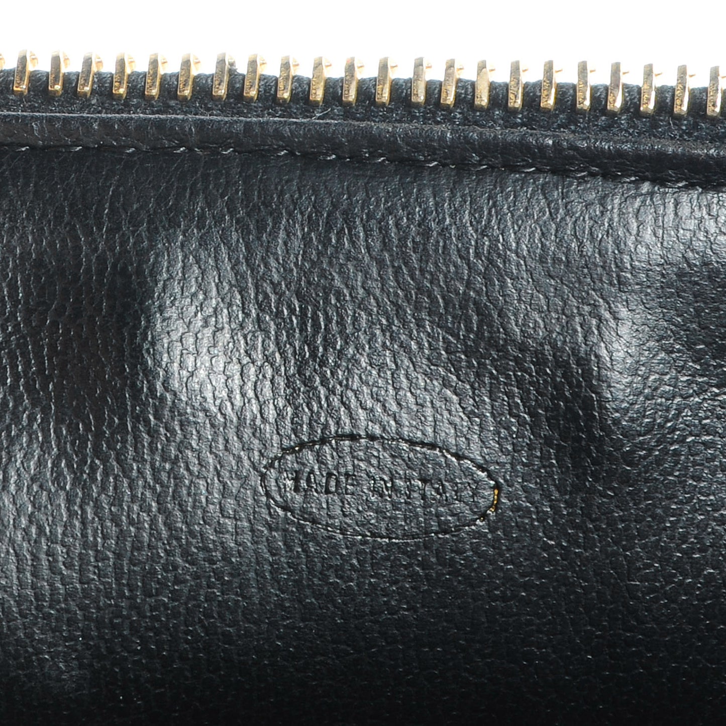 Lambskin Vanity Cosmetic Bag Black