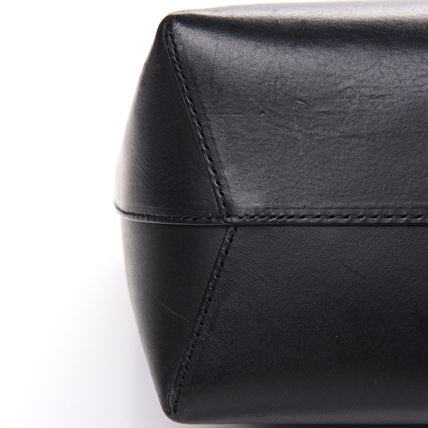 Mansur Gavriel Calfskin Small Shopping Tote Black Flamma 11 of 15