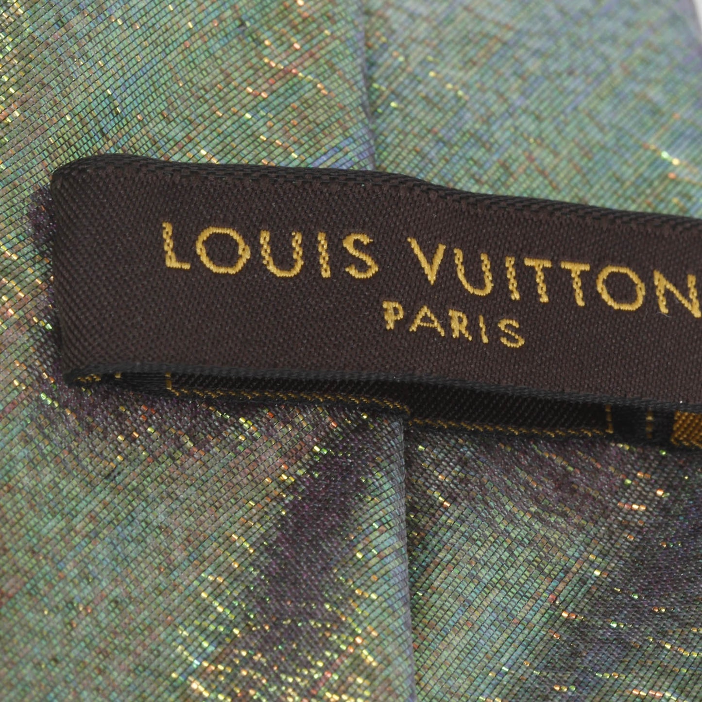 Mens Silk Polyester Shimmer Tie