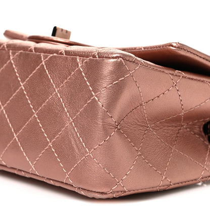 Chanel Metallic Grained Calfskin Quilted 2.55 Reissue Mini Flap Copper Pink Copper Pink 10 of 10