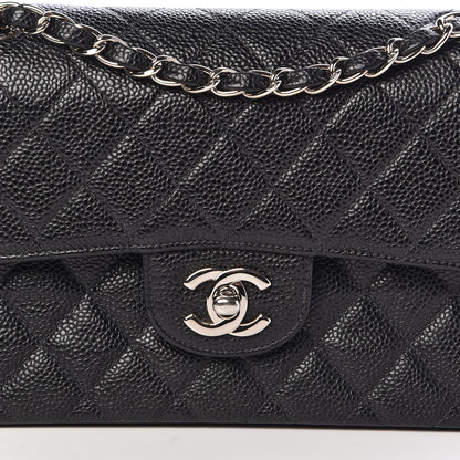 Chanel Caviar Quilted Small Double Flap Black 17 of 20