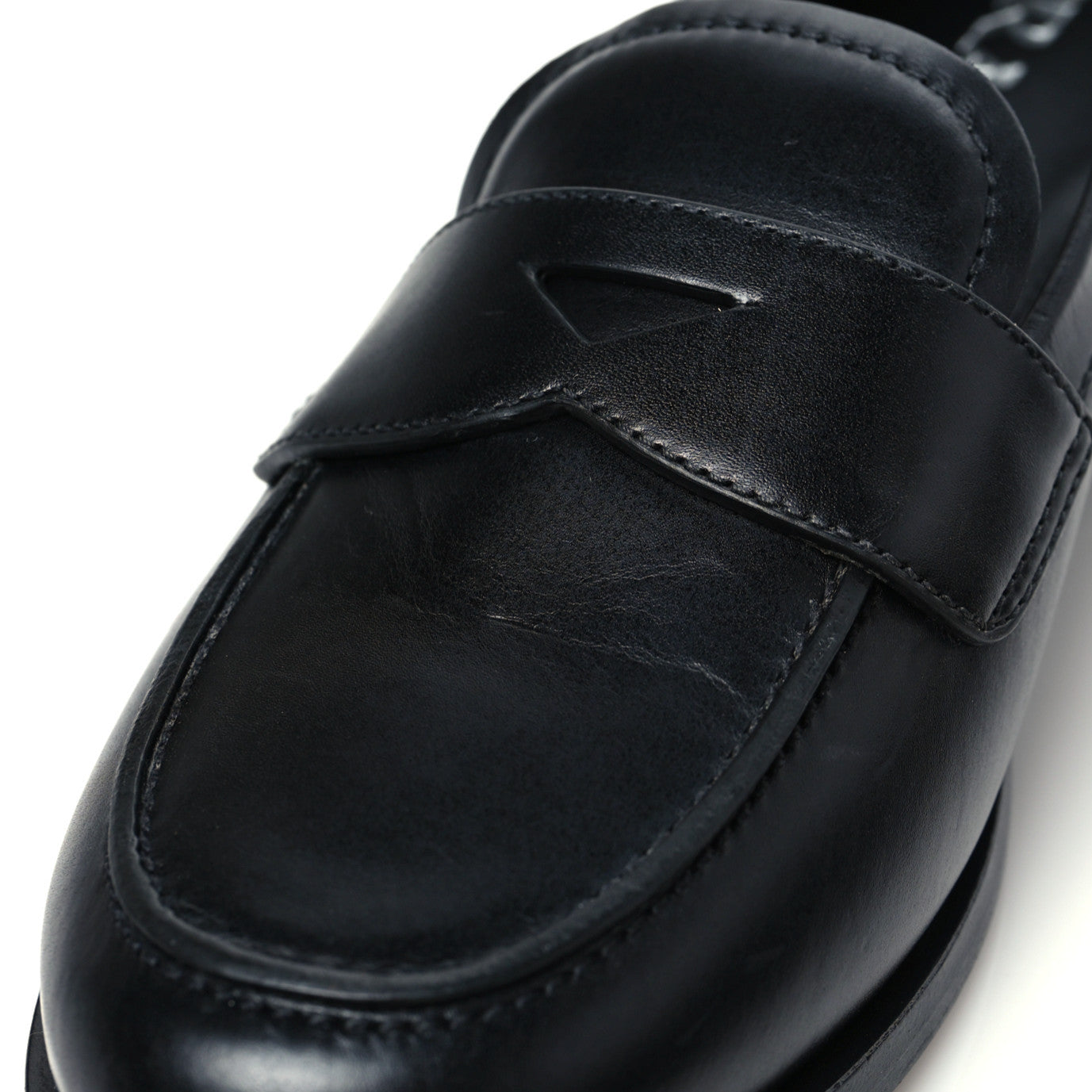 Calfskin Loafers 38 Black