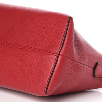 Fendi Vitello Dolce Marmol Medium By The Way Boston Bag Ciliegia 10 of 10
