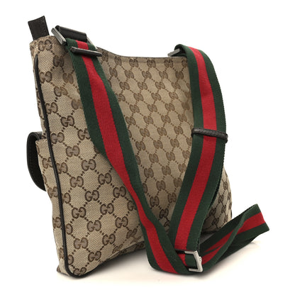 Gucci Monogram Signature Web Small Messenger Brown 3 of 11