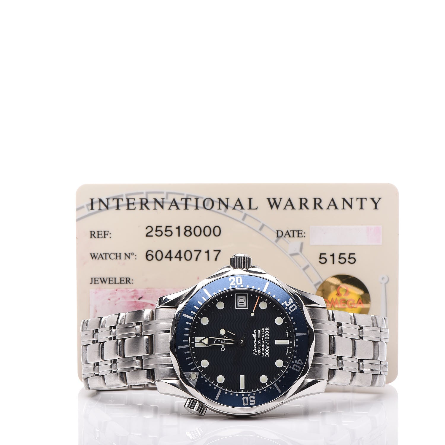 Omega Stainless Steel 36mm Seamaster Professional Automatic Watch Blue 2551.80.00 7 of 7