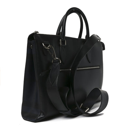 Burberry Textured Calfskin Bermondsey Business Briefcase Black 3 of 9