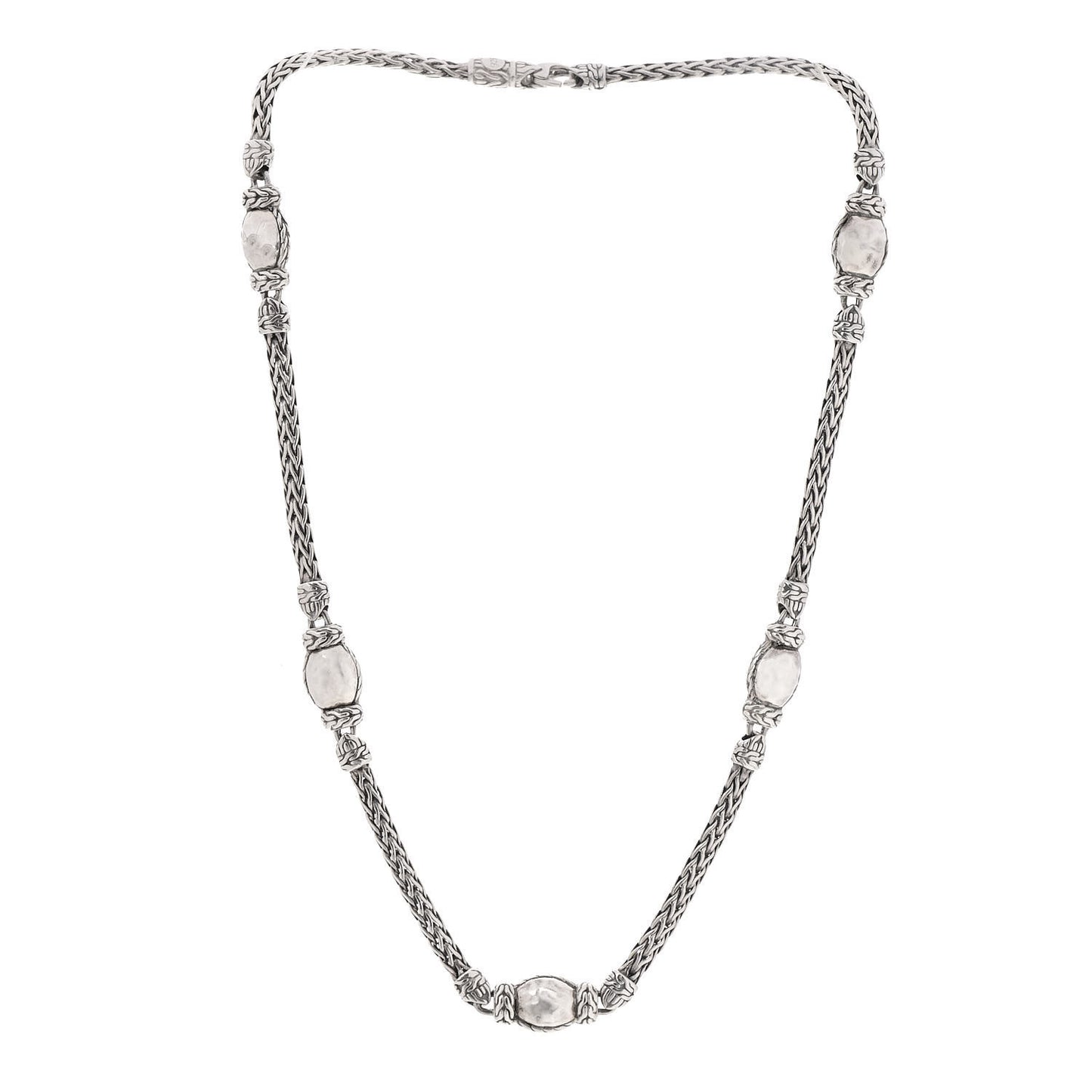 Sterling Silver Palu Station Necklace