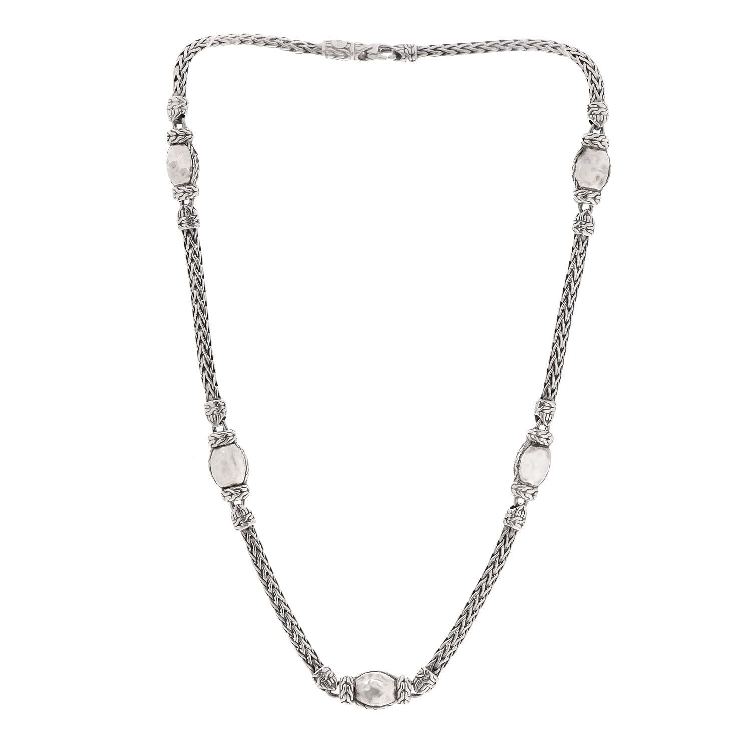 John Hardy Sterling Silver Palu Station Necklace 3 of 5