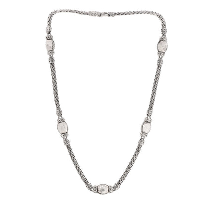 John Hardy Sterling Silver Palu Station Necklace 3 of 5