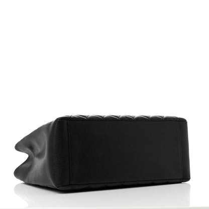 Chanel Caviar Quilted Grand Shopping Tote GST Black 4 of 11