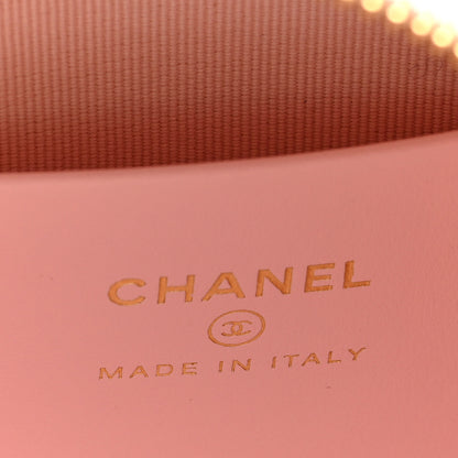 Chanel Shiny Caviar Hobo Clutch With Chain Light Pink 6 of 10