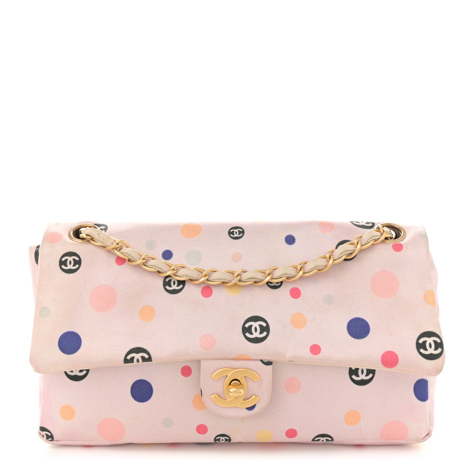 Chanel Satin Printed Small Single Flap Mutlicolor 1 of 11