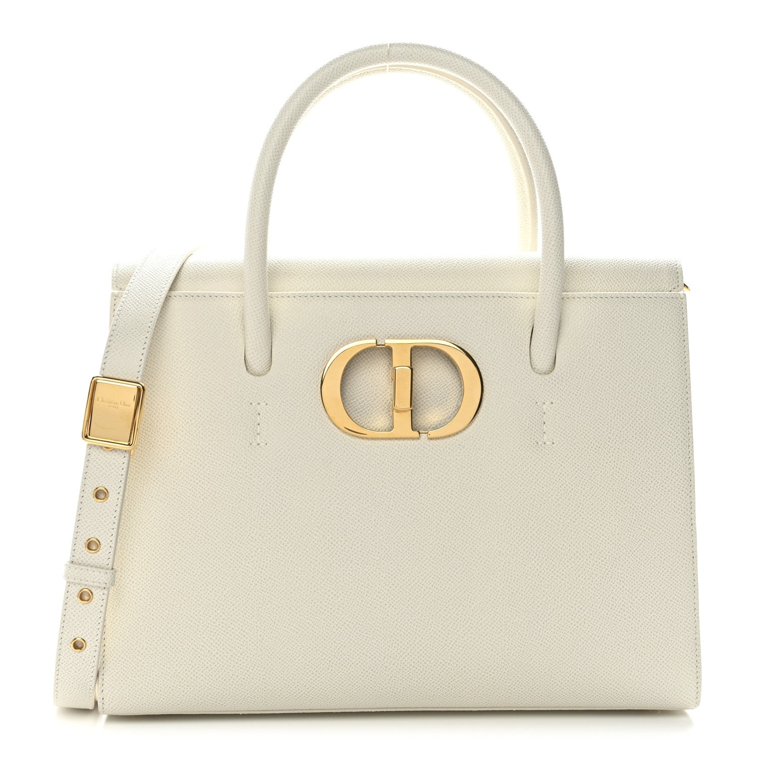 Christian Dior Grained Calfskin Large St. Honore Tote Latte 1 of 10