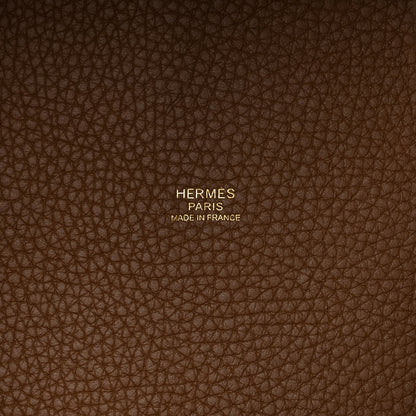 Hermes Taurillon Clemence Picotin Lock 22 MM Alezan 6 of 10