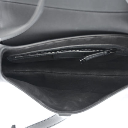 Christian Dior Ultra Matte Calfskin Saddle Bag Black 5 of 10