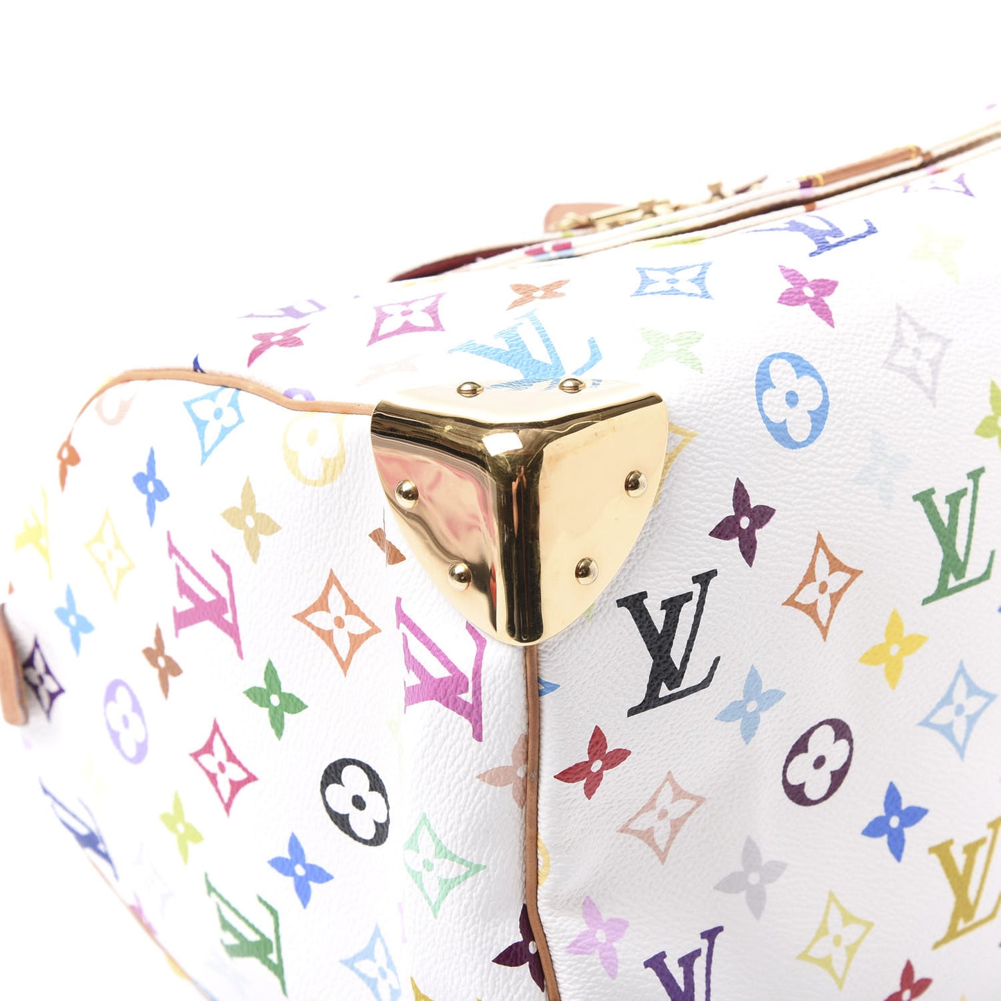 Monogram Multicolor Speedy 30 White