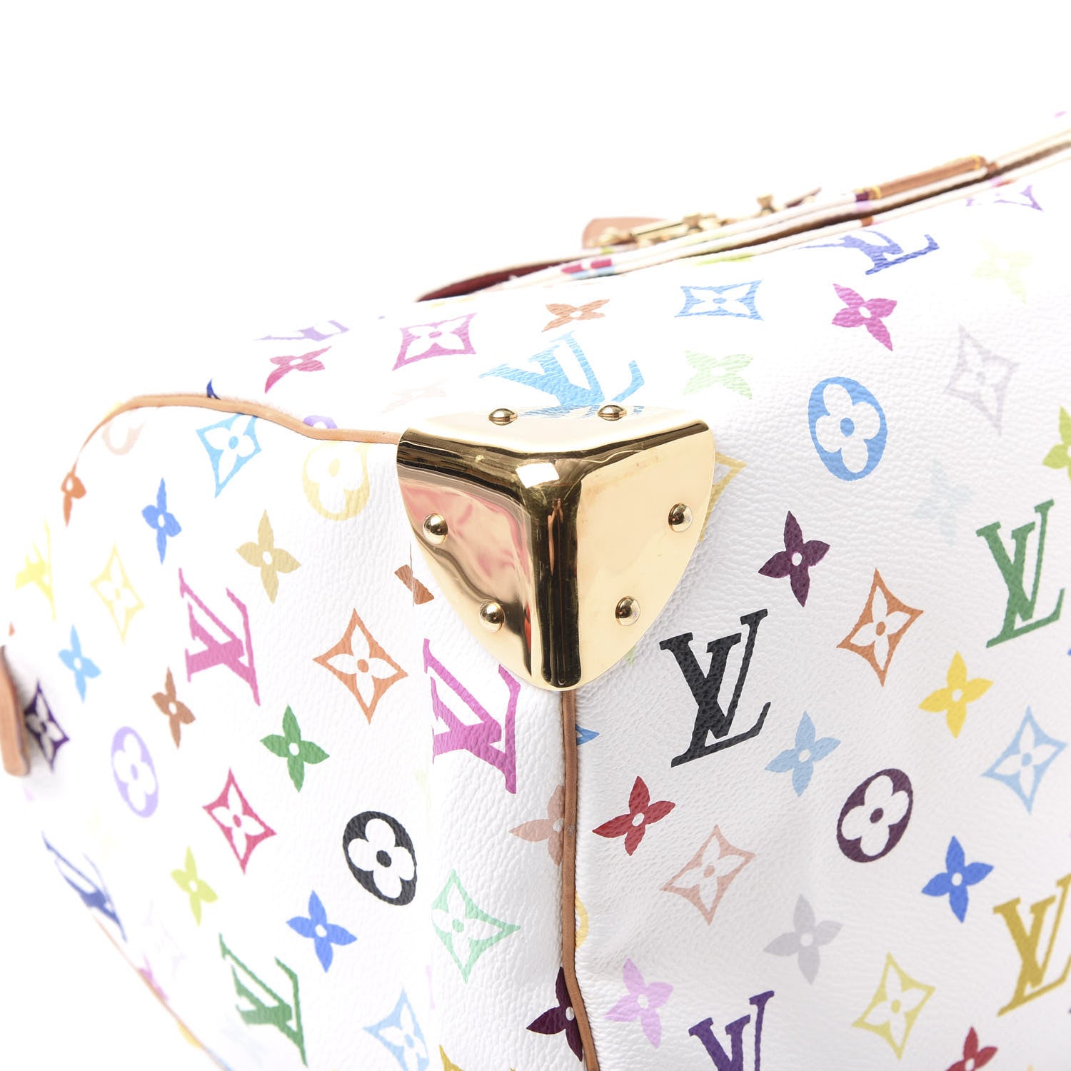 Louis Vuitton Monogram Multicolor Speedy 30 White 6 of 11