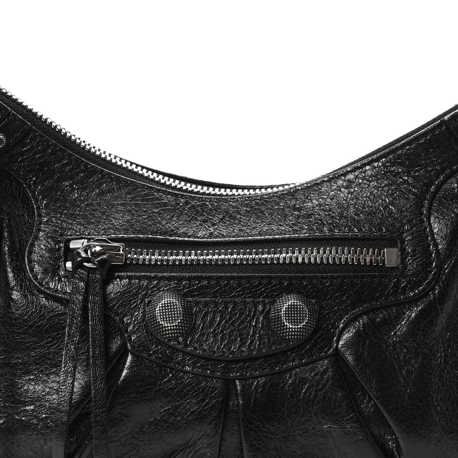Balenciaga Agneau Arena Small Le Cagole Shoulder Bag Black 9 of 11