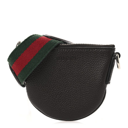 Gucci Pebbled Calfskin Mini B Shoudler Bag Brown 1 of 11