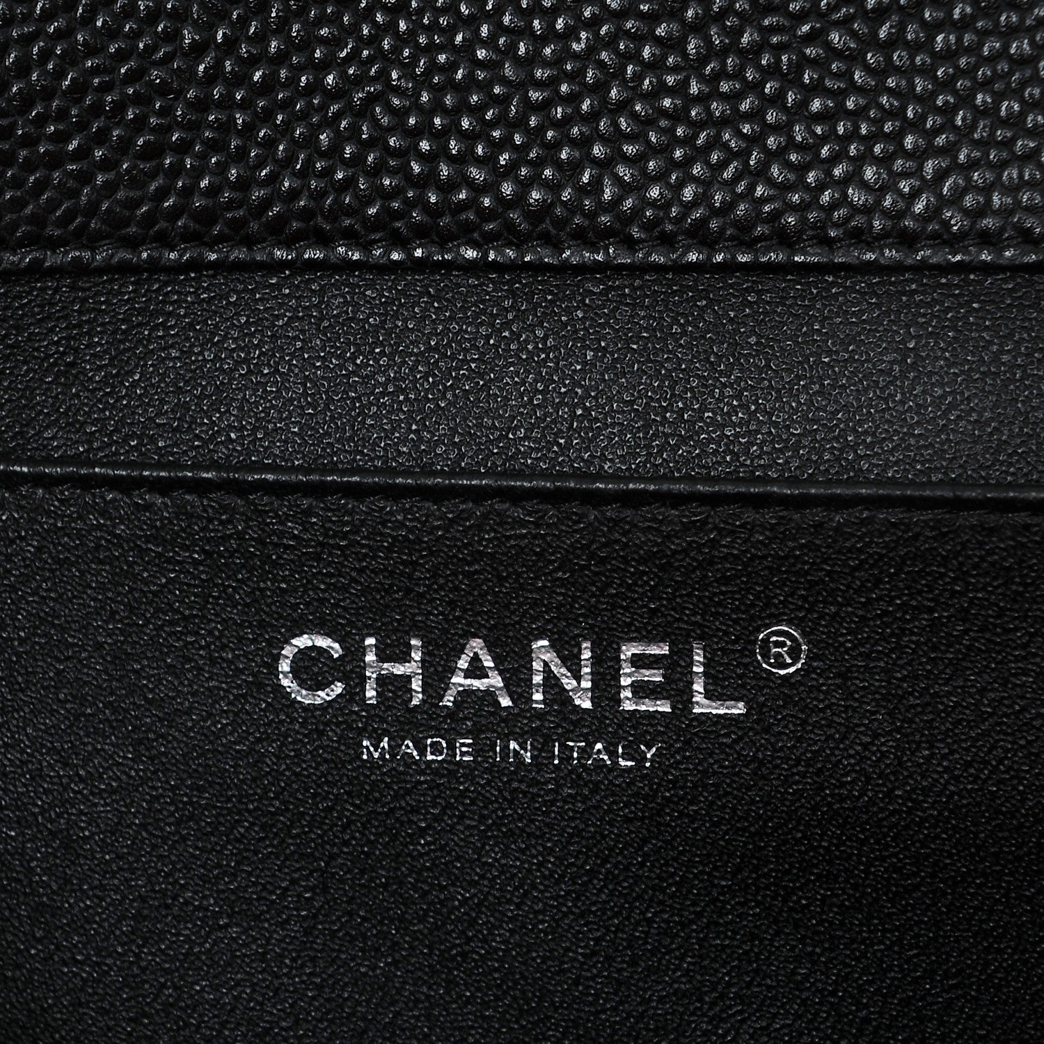 Chanel Caviar Quilted Clutch With Chain Flap Black 7 of 9