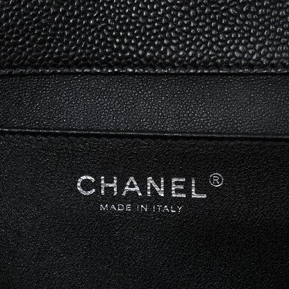 Chanel Caviar Quilted Clutch With Chain Flap Black 7 of 9