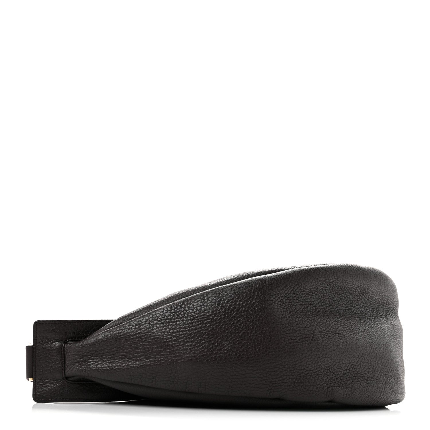 The Row Grained Calfskin Large Slouchy Banana Bag Brunette 4 of 11
