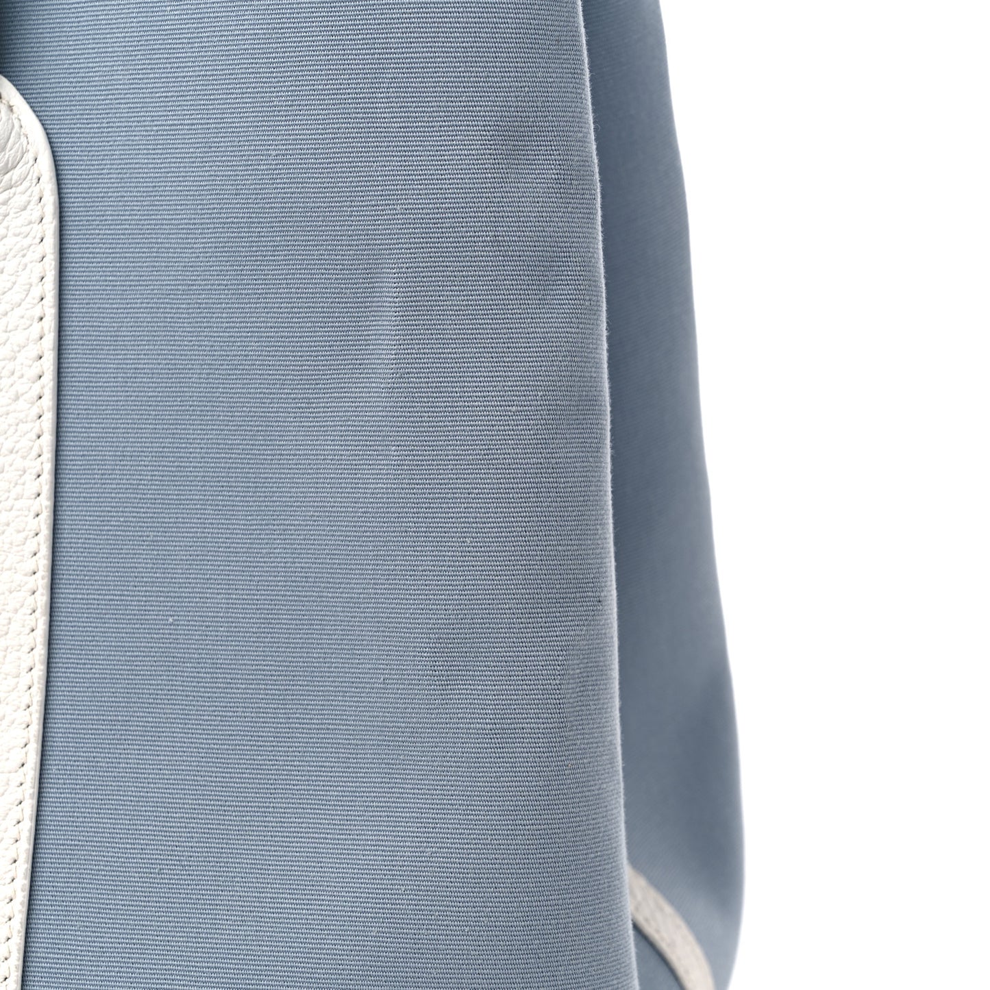 Toile Officier Negonda Garden Party Tote 36 MM Bleu Lin Craie