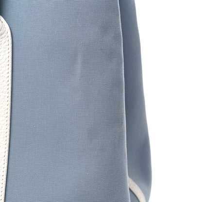 Hermes Toile Officier Negonda Garden Party Tote 36 MM Bleu Lin Craie 12 of 12
