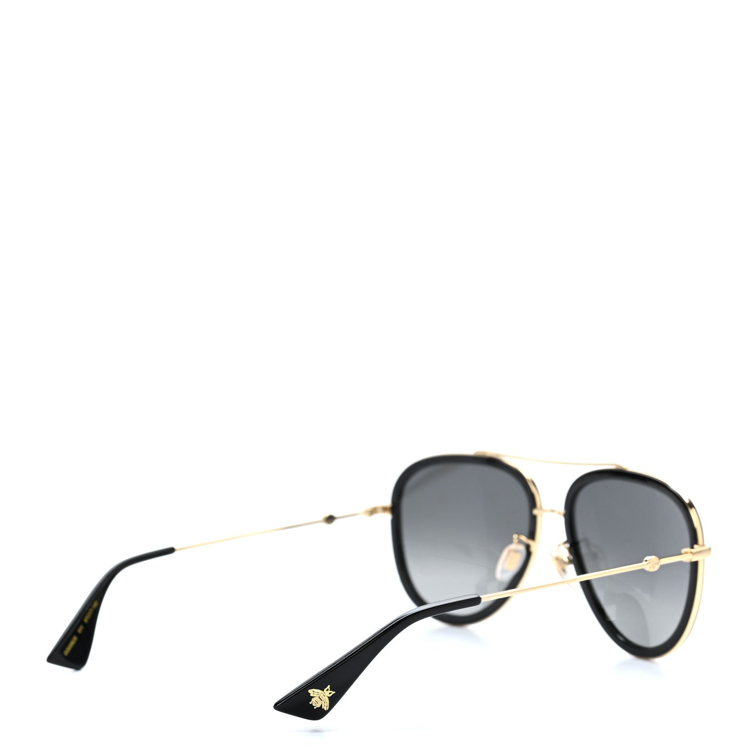 Gucci Aviator Sunglasses GG0062S Black Gold 4 of 9