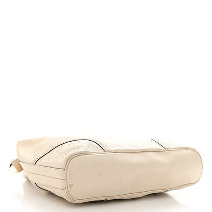 Gucci Calfskin Guccissima Trim Large Signoria Hobo Ivory 4 of 16