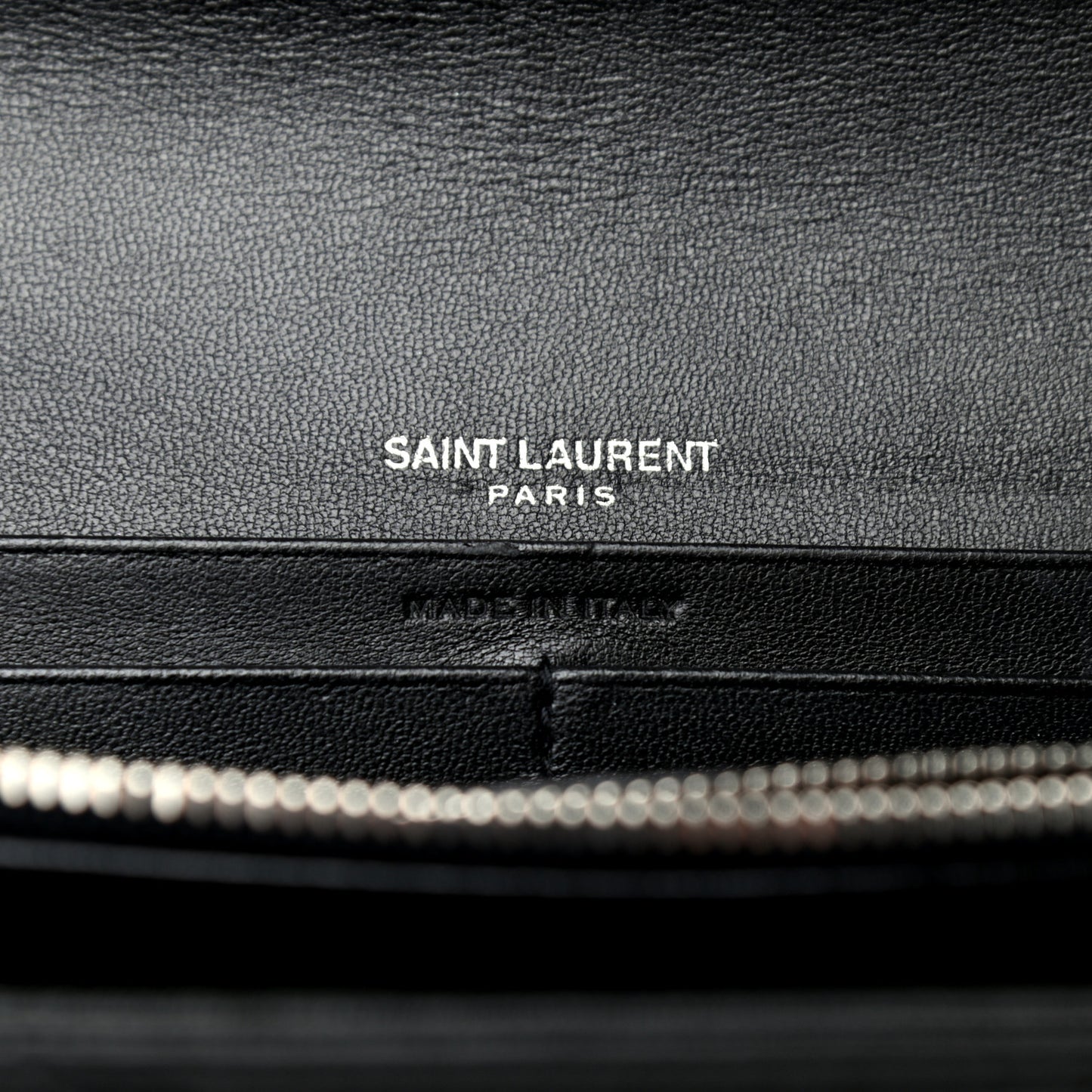 Lambskin Y Quilted Monogram Large Loulou Flap Wallet Black