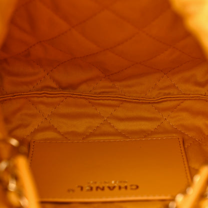 Chanel Shiny Calfskin Quilted Mini Chanel 22 Yellow 5 of 10