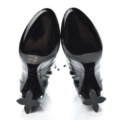 Louis Vuitton Patent Silhouette Ankle Boots 37.5 Black 5 of 7