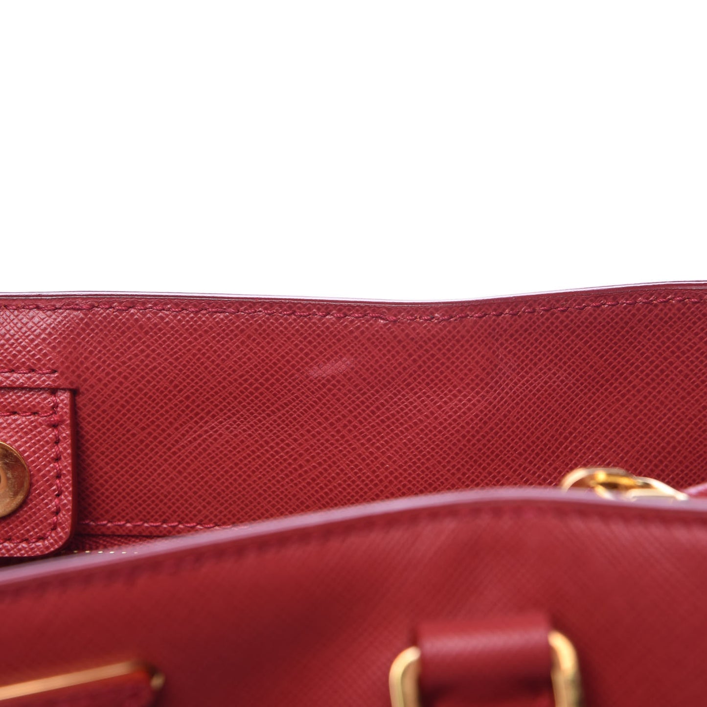 Saffiano Lux Medium Tote Fuoco