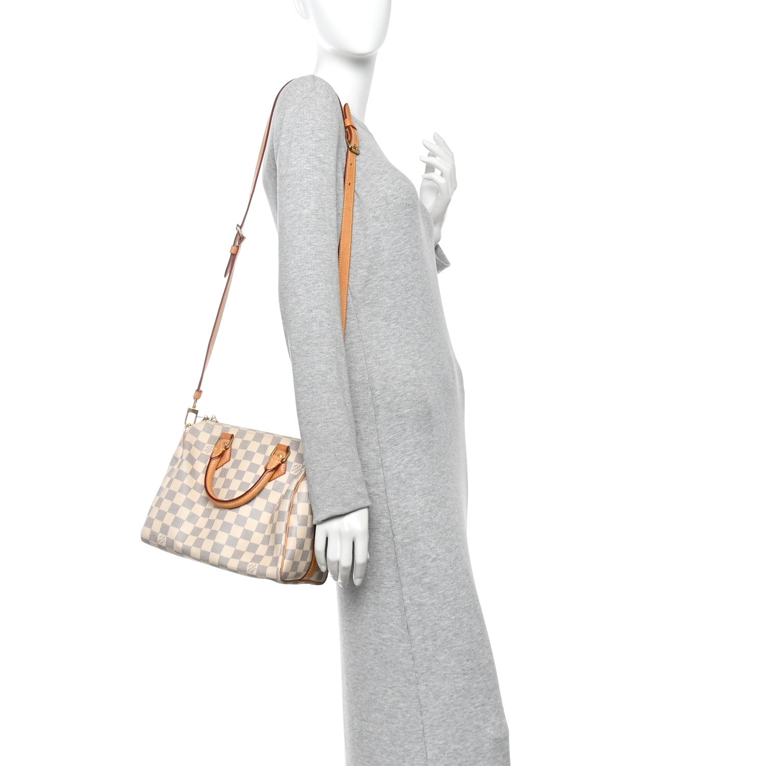 Louis Vuitton Damier Azur Speedy Bandouliere 25 2 of 11