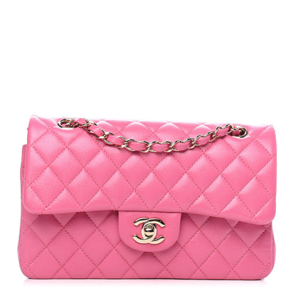 Chanel Caviar Quilted Small Double Flap Pink 1 of 4