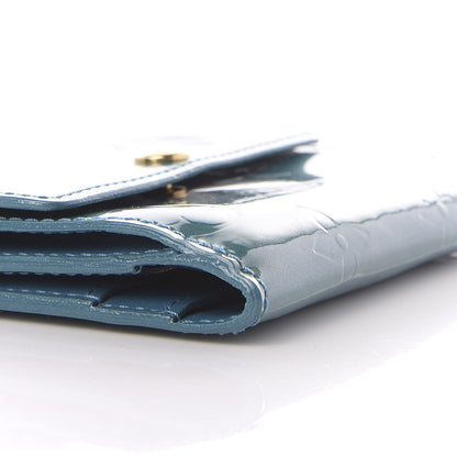 Louis Vuitton Vernis Ludlow Wallet Blue Galactic 6 of 7