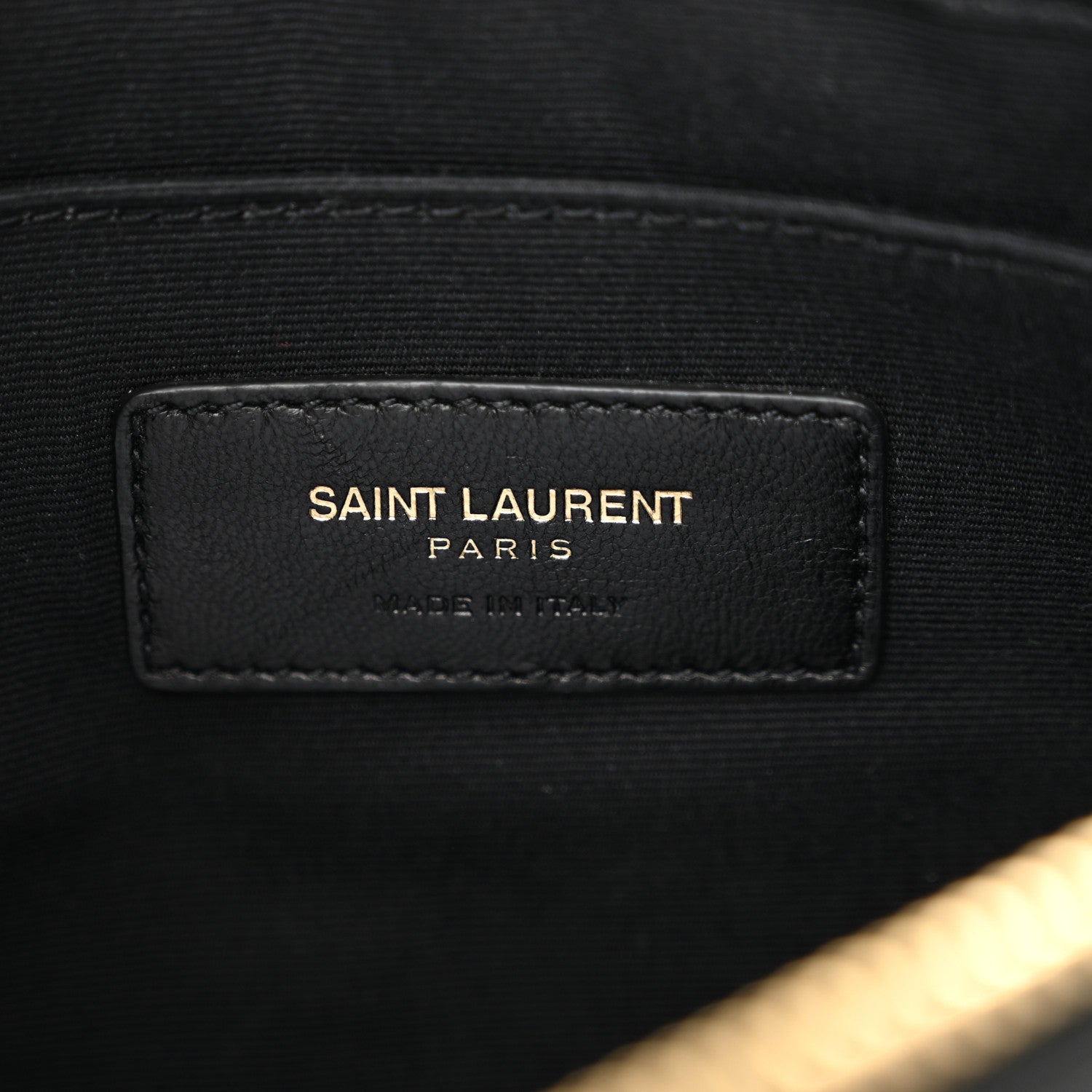 Saint Laurent Calfskin Teen Monogram Crossbody Bag Black 6 of 10