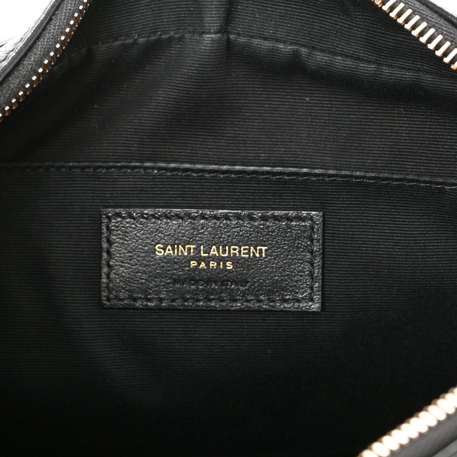 Saint Laurent Calfskin Matelasse Monogram Lou Camera Bag Black 6 of 11