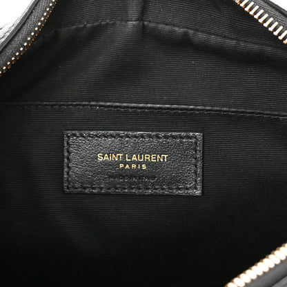 Saint Laurent Calfskin Matelasse Monogram Lou Camera Bag Black 6 of 11
