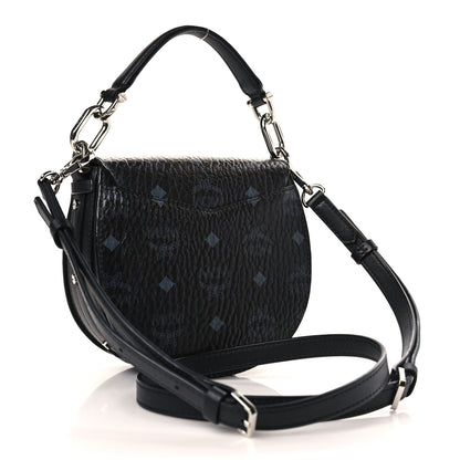 MCM Visetos Mini Patricia Crossbody Bag Black 3 of 8