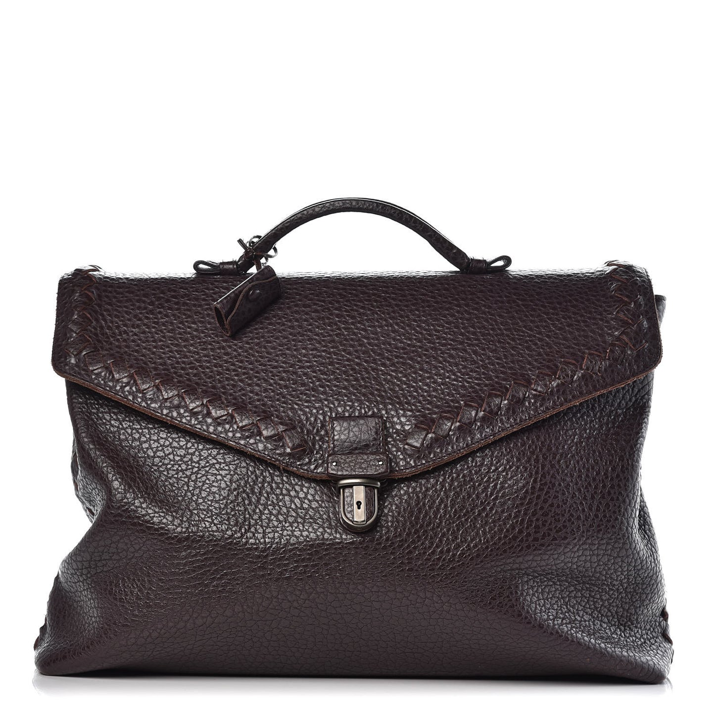 Grained Calfskin Briefcase Gladiol