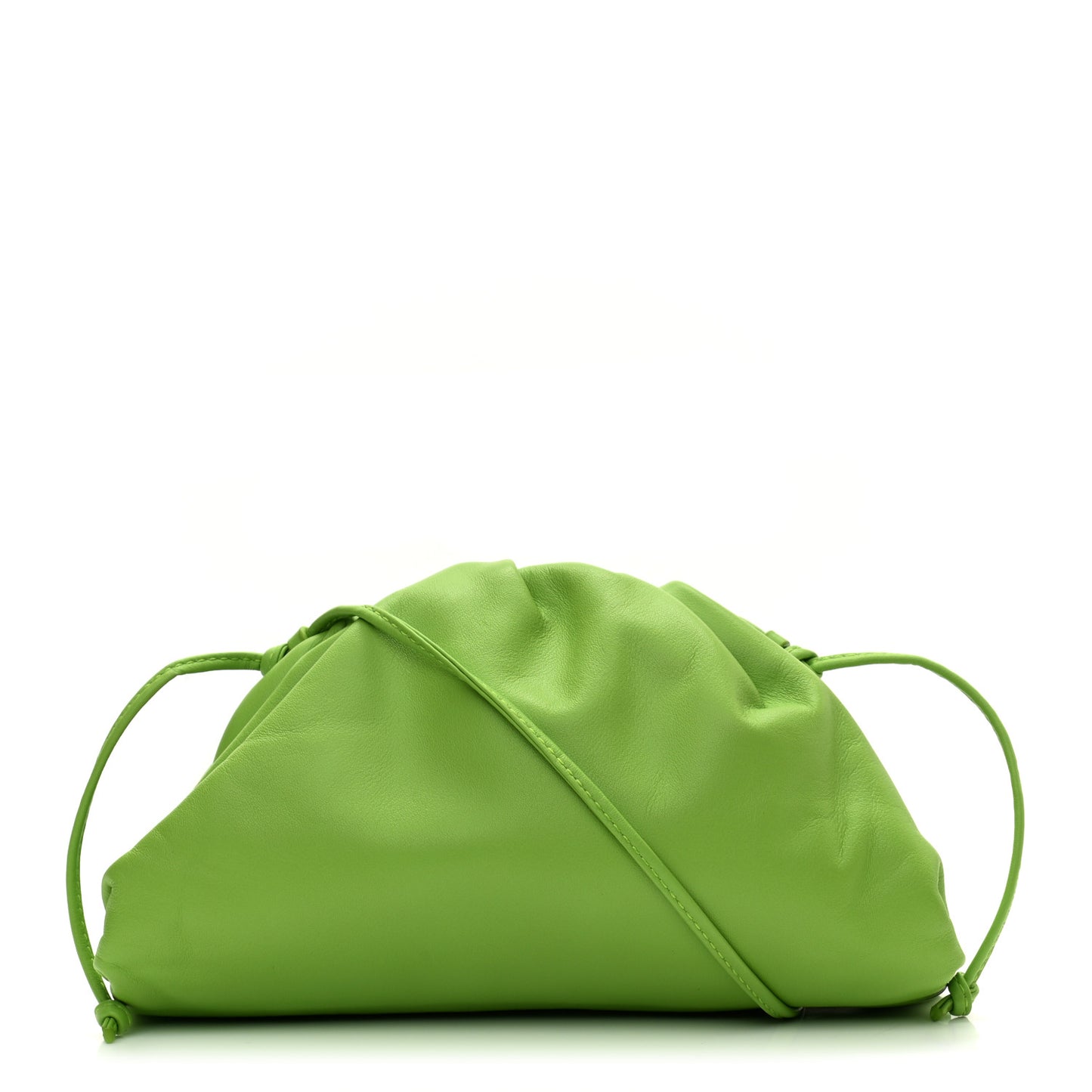 Butter Calfskin The Mini Pouch Acid Green