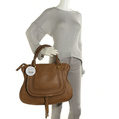 Chloe Calfskin Large Marcie Satchel Nut 2 of 8