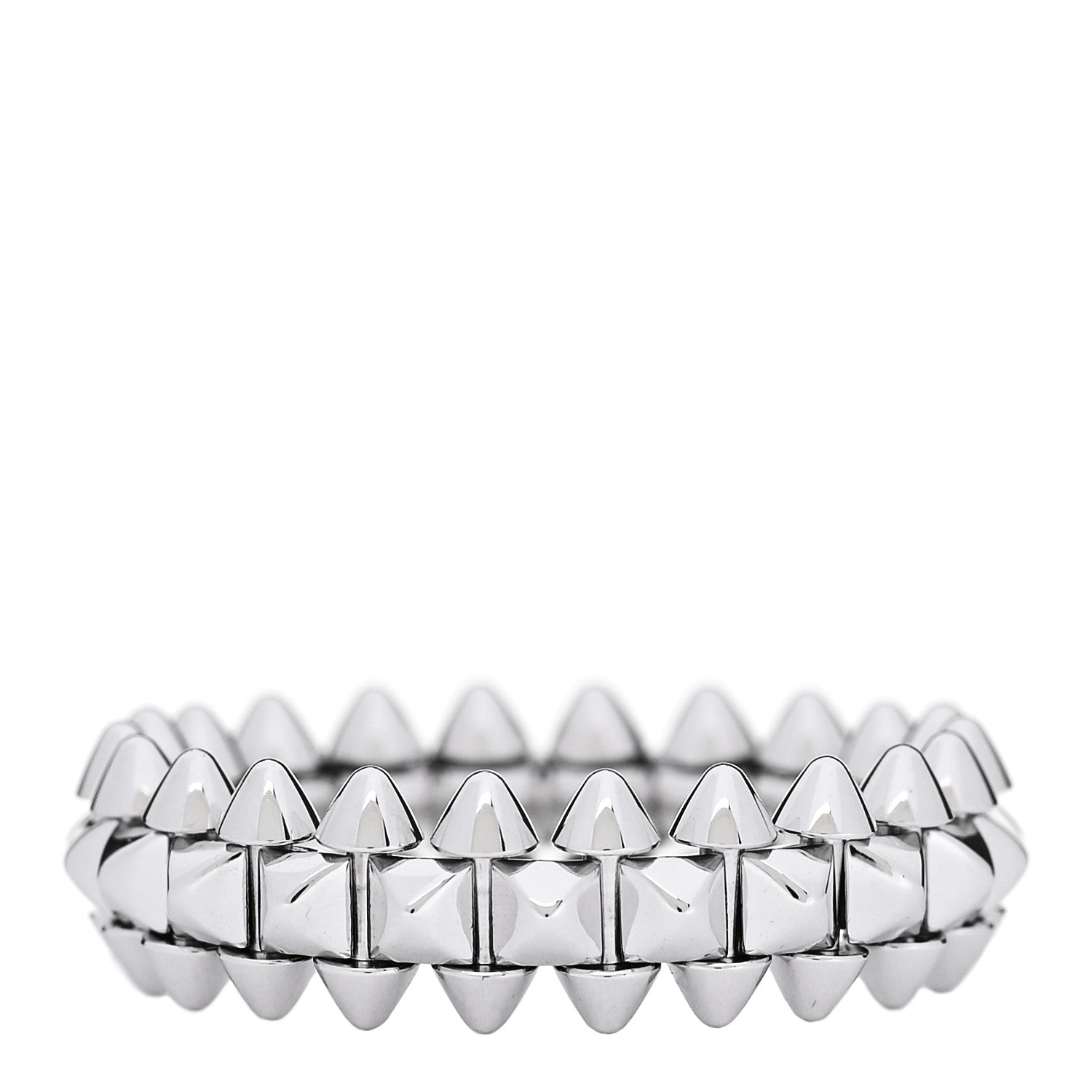 Cartier 18K White Gold SM Clash De Cartier Ring 53 6.25 3 of 4
