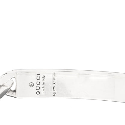Gucci Sterling Silver GucciGhost Hamlet Skull ID Chain Bracelet 3 of 4