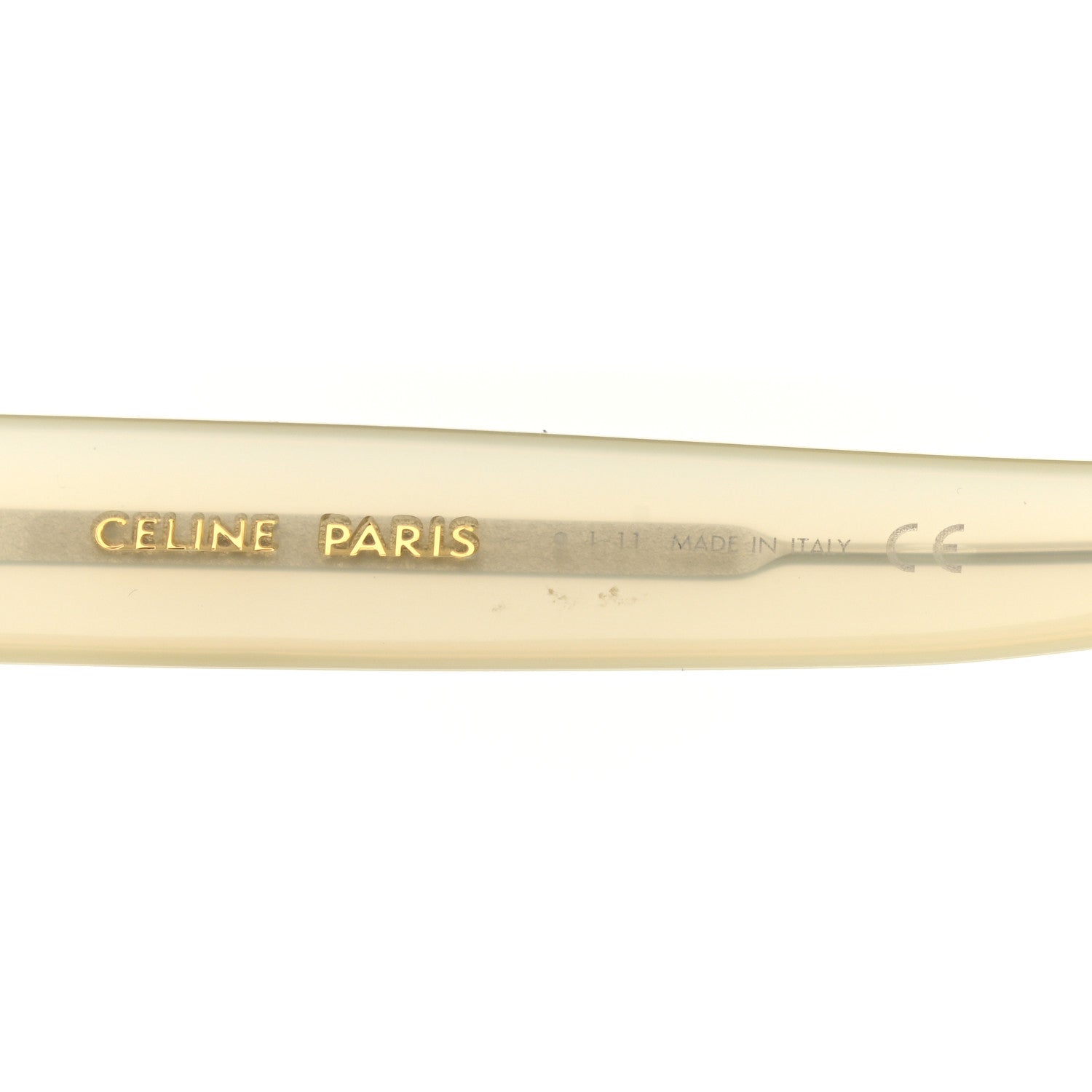 Celine Acetate Studded Round Sunglasses CL40170I White 6 of 7
